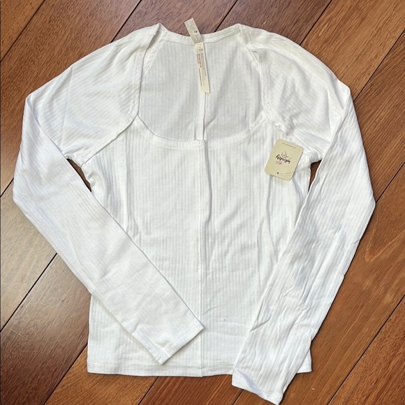 Free People Tops - NWT Free People Ribbed Scoop Neck Top